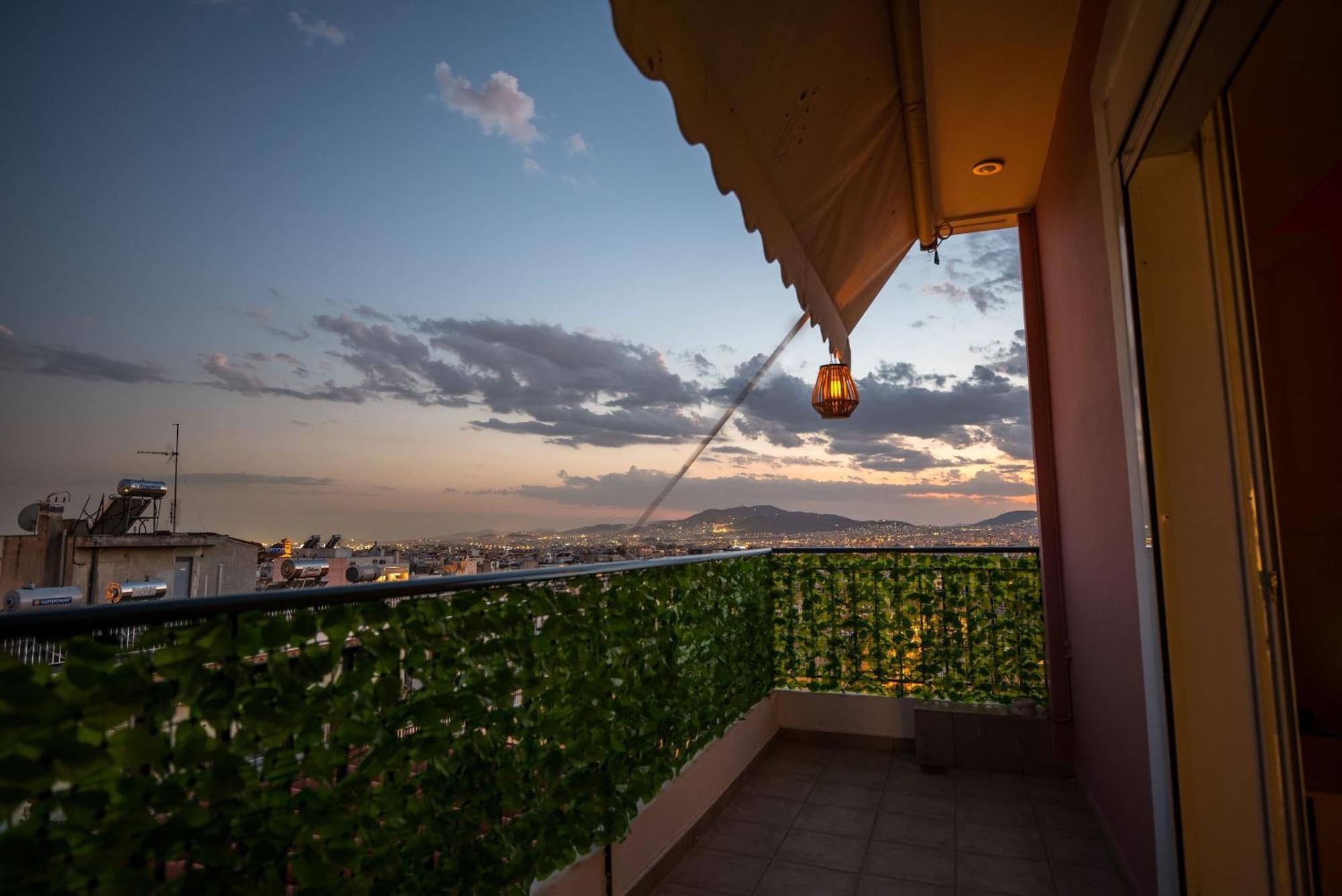 Athens & Acropolis View 7Th Floor Apartment Eksteriør bilde